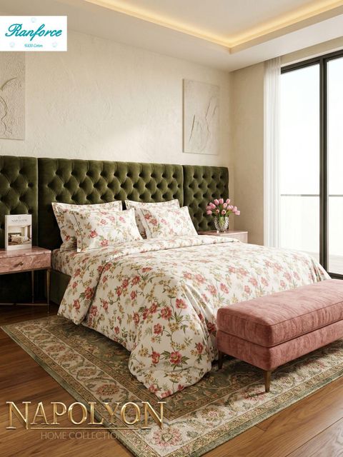 Ranforce Cotton Bed Sheet - Premium Quality