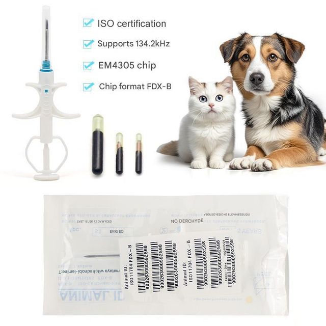 RFID Pet Microchip Transponder 2.12*12mm