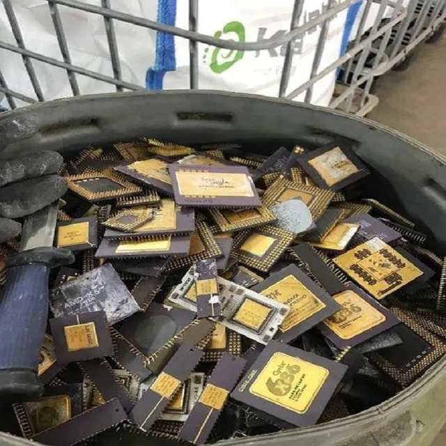 Gold Pin CPU Processor Scrap