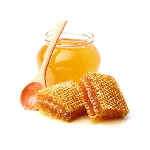 Raw Honey in Glass Jar