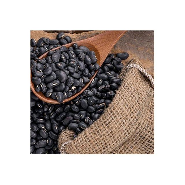 Black kidney beans in bulk container