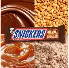 Snicker Peanut Butter Squared Single Size Chocolate Candy Bars Packaging