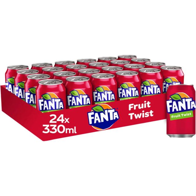 Fanta Fruit Twist 330ml - Fresh fruit flavor
