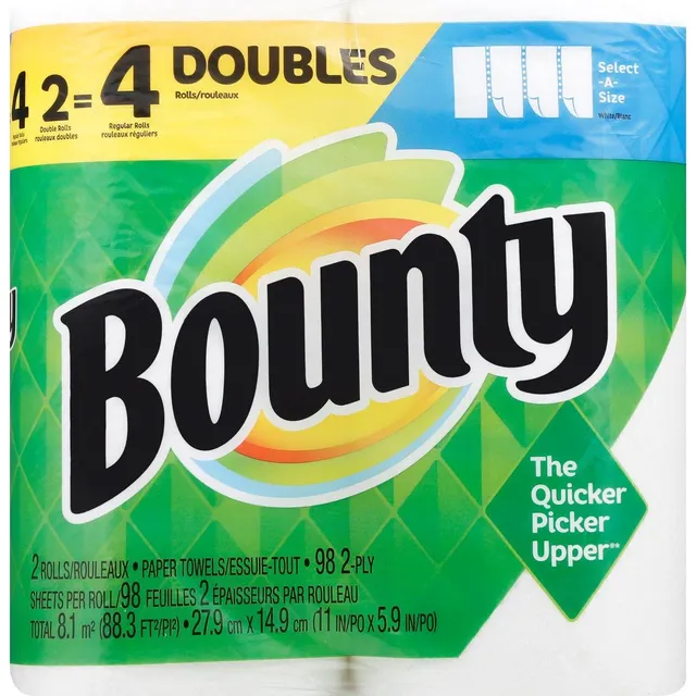 Bounty Tissue Paper Towel set for kitchen use