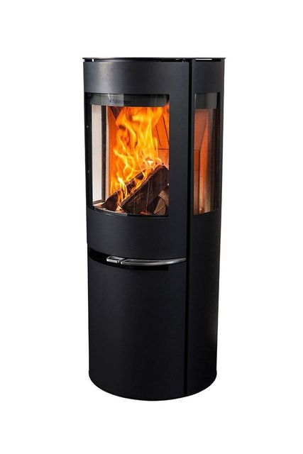 Control panel and handle of Aduro H1 stove