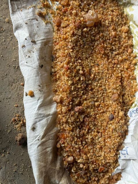 Gum Arabic sacs packed for export