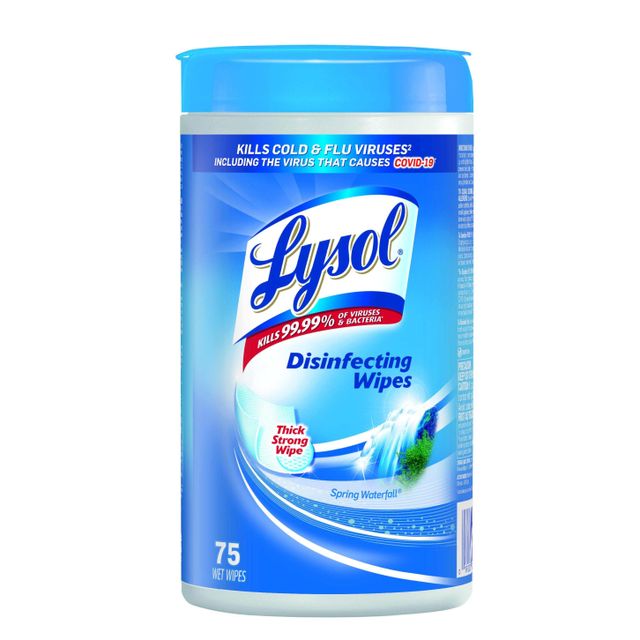 Lysol Citrus Disinfecting Wipes - Packaging Close-up