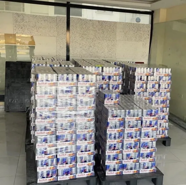 Side View of Red Bull 250ml Can