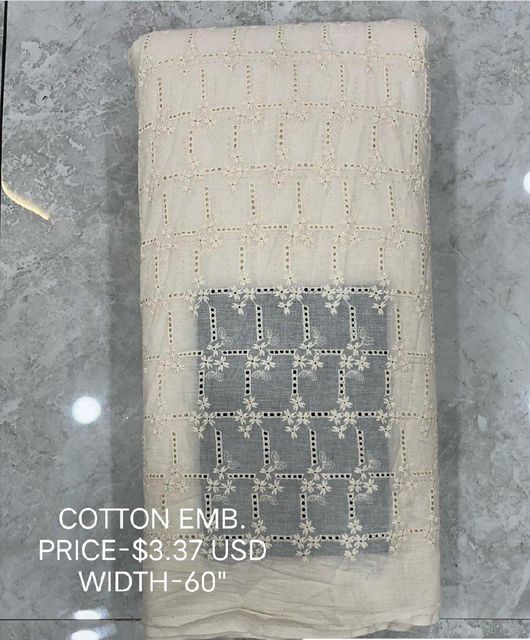 Cotton Embroidery Fabric 3