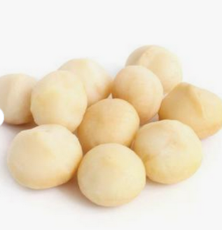 Raw unsalted no-shell macadamia nut