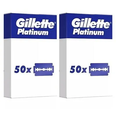 Pack of 50 Gillette Platinum Blades