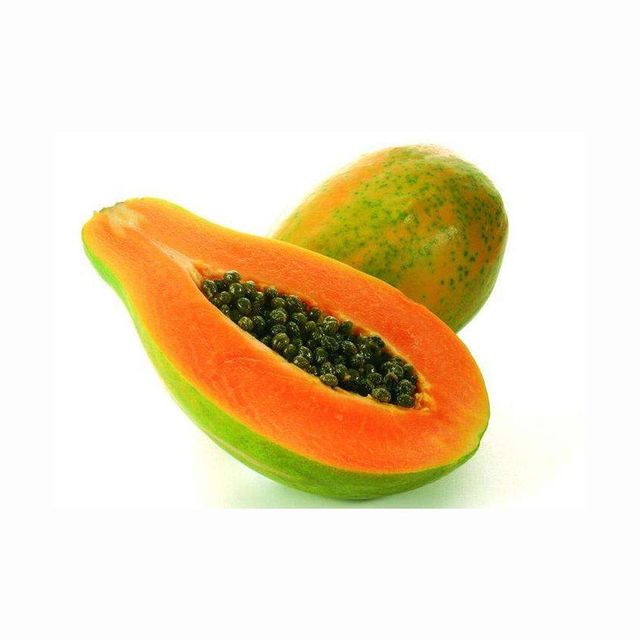 Fresh Tropical Papaya in Natural Setting