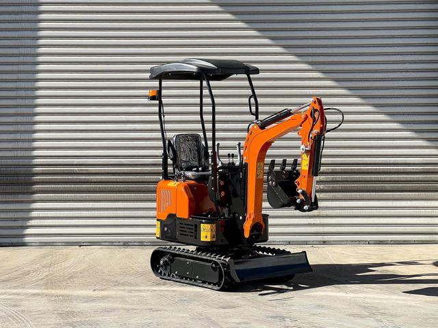 Mini Digger in Action