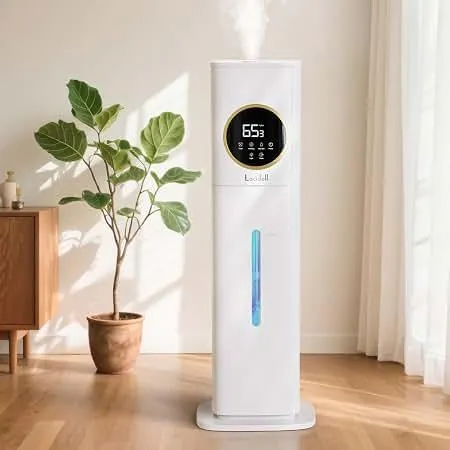 Levoit LV600S smart humidifier in a living room setting