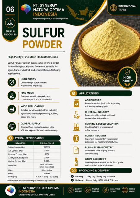 Sulfur Product 4