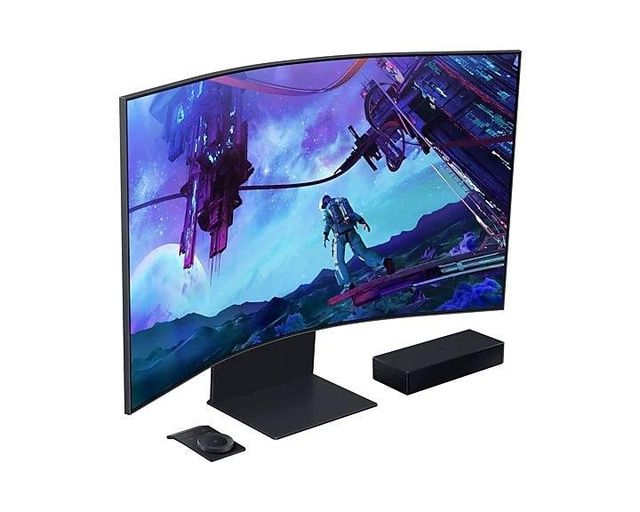 Odyssey Ark Smart Gaming Monitor - Rear Ports and Design