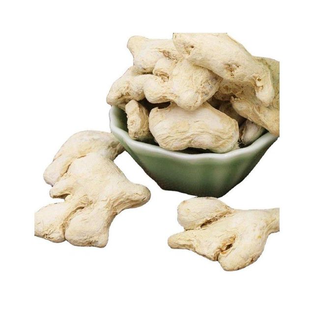 Fresh ginger root in natural display