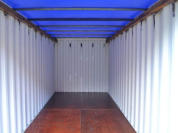 Open top cargo container structural details