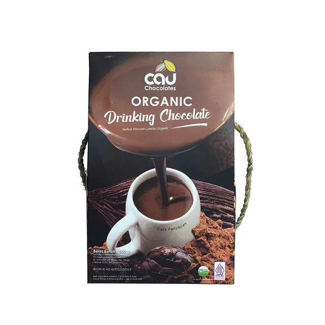 Organic Drinking Chocolate in Natural Setting