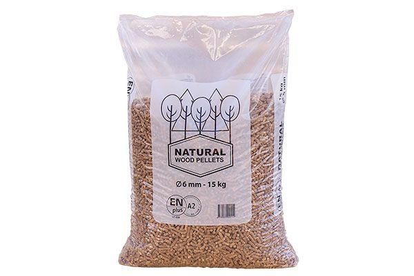 Beech Pellets in grill setup