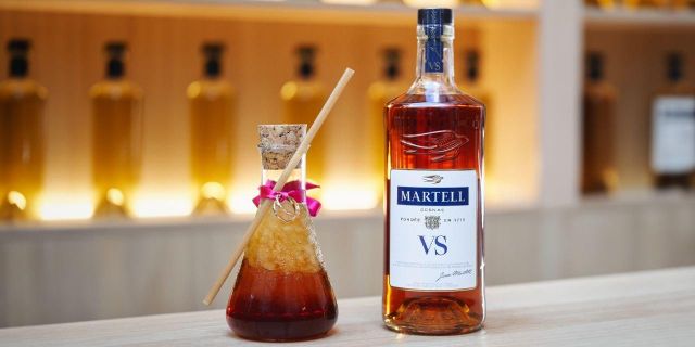 Martell VS Cognac vintage style bottle image
