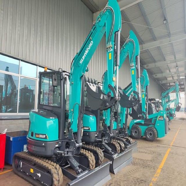 SunWard SWE17 Excavator Front View