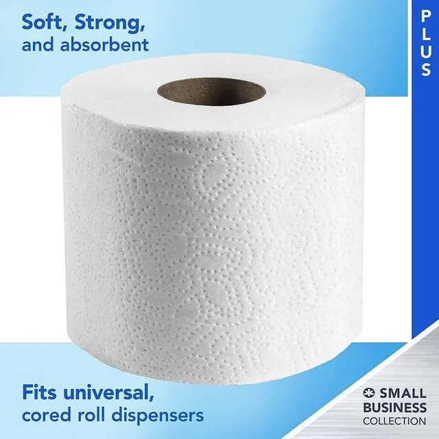 Scott Essential Toilet Paper 2-Ply roll detail