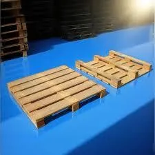 Wooden Euro pallet with EPAL marking