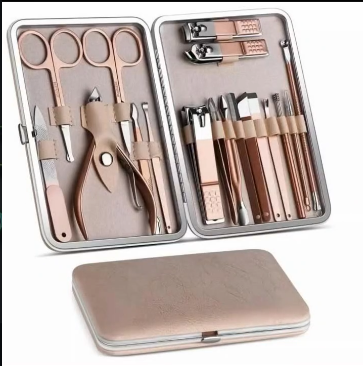Manicure and Pedicure Grooming Kit - Nail Clippers and Files