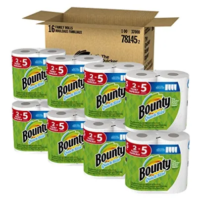 Close-up texture of Bounty Tissue Paper Towel