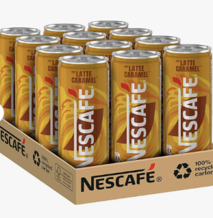 Nescafe Coffee Can with Label