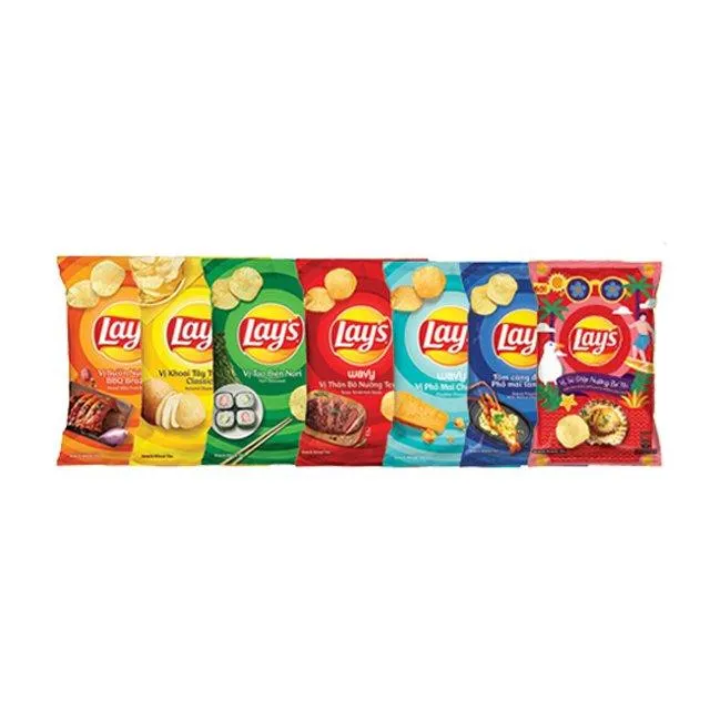 Lay's Potato Snack Chips 90g front packaging view
