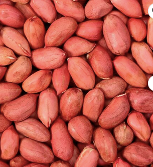 Raw Red Skin Peanuts