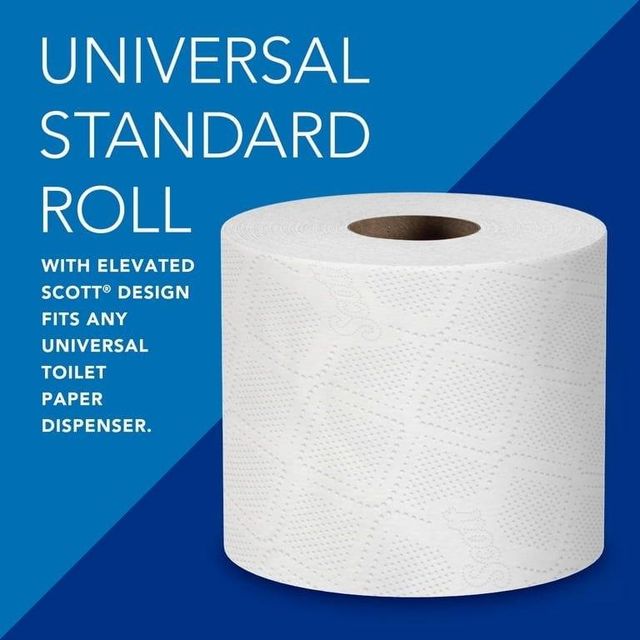 Stacked Scott Professional Toilet Paper Rolls