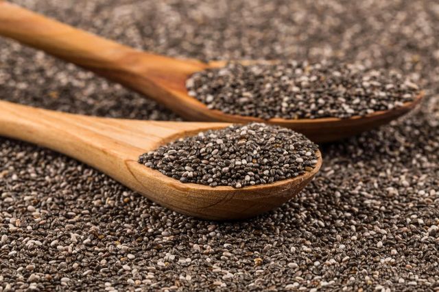 Chia Seeds in Natural Setting