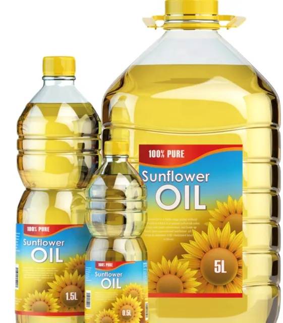 Refined Bulk Sunflower Oil Packaging