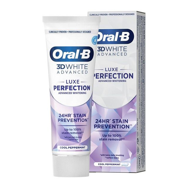 Premium Oral B LUX Perfection Tooth Whitening Toothpaste - Front View