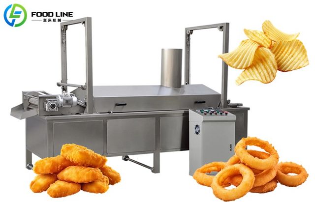 Continuous Fryer Machine