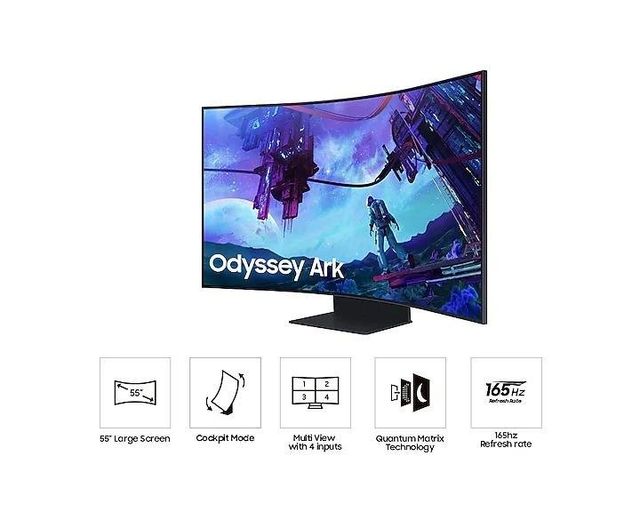 Odyssey Ark Smart Gaming Monitor - Side Angle