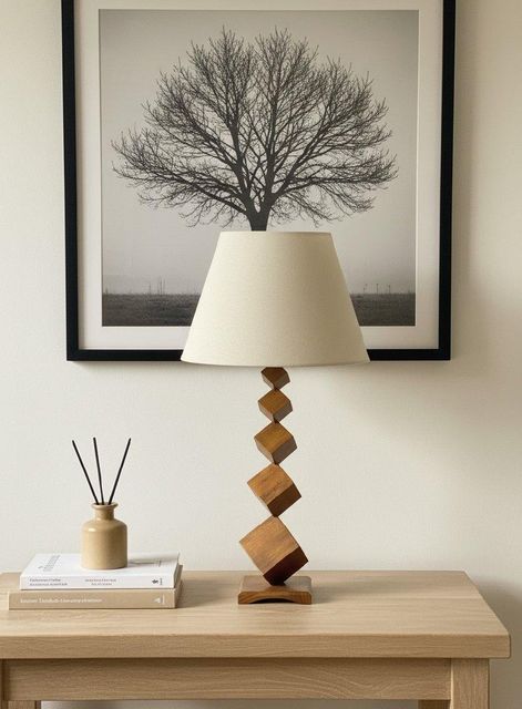 Wooden Lamp Detail