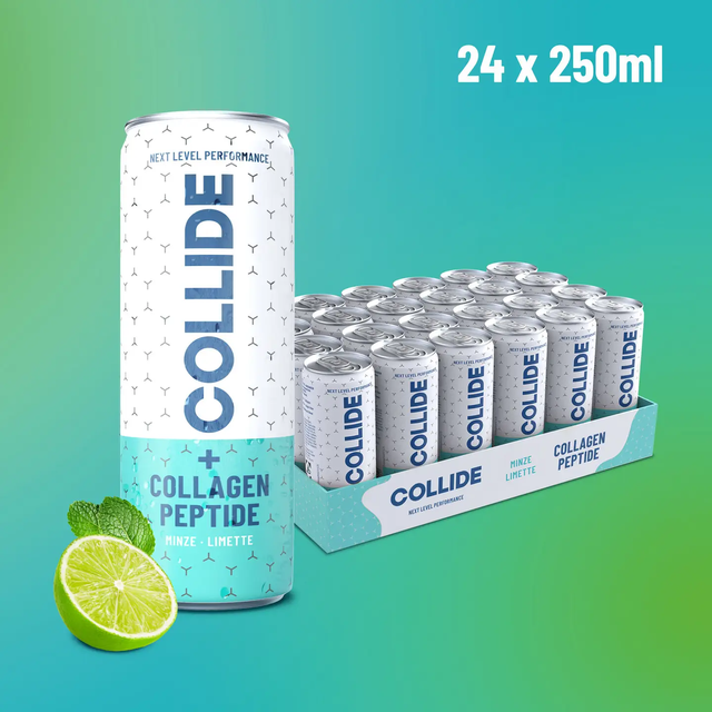Mint-Lime Collagen Drink - Front Packaging