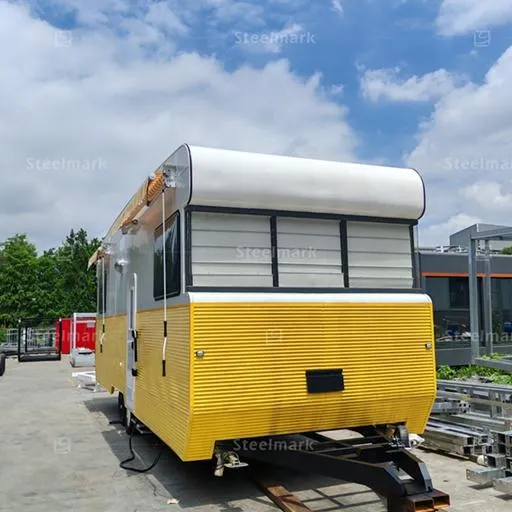 Travel Camp Trailer Camper - Outdoor camping setup