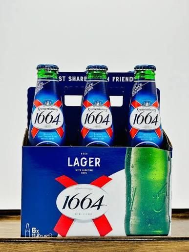 Kronenbourg 1664 Blanc Bottles Arranged
