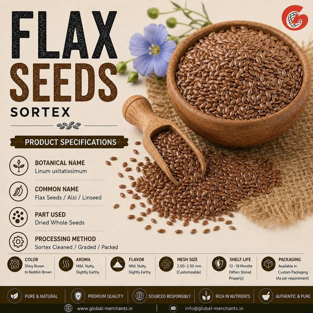 Premium Indian Flax Seeds - Brown and Golden Variety