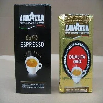 Selection of Lavazza coffee pods in different flavors