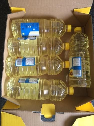 Sunflower Oil in Glass Container