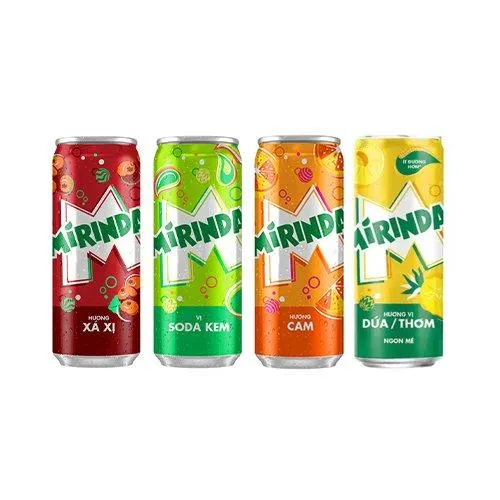 Mirinda Soft Drink Carbonated Drink 320ml - Front view