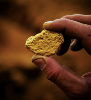 Gold Bar Close-up