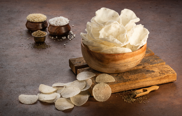 Cumin Rice Kichiya Papad