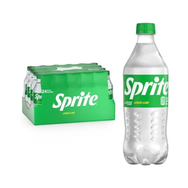 Sprite Lemon-lime soda 20 oz bottle front view